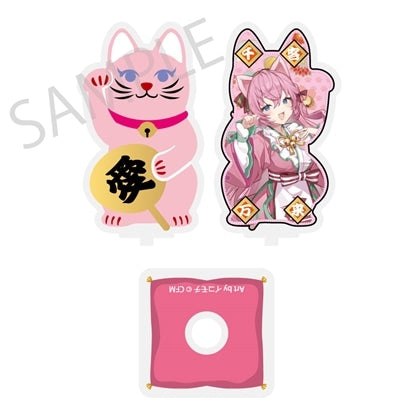 [PREORDER] Vocaloid x Maneki Neko x Midsummer Kumagaya Rotating Die-Cut Acrylic Stands