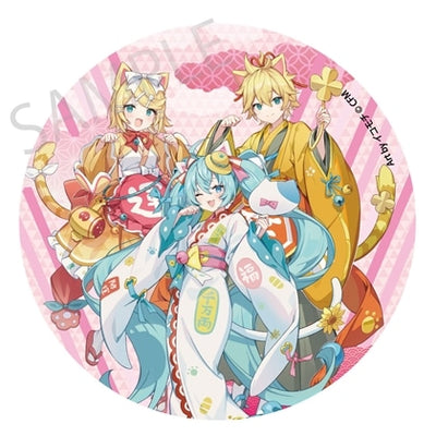 [PREORDER] Vocaloid x Maneki Neko x Midsummer Kumagaya Mega Can Badge Stands