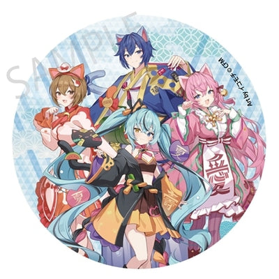 [PREORDER] Vocaloid x Maneki Neko x Midsummer Kumagaya Mega Can Badge Stands