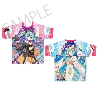 [PREORDER] Vocaloid x Maneki Neko x Midsummer Kumagaya Full Graphic T-Shirt