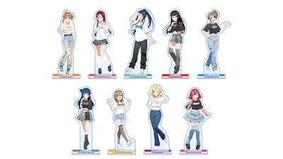 [PREORDER] Aqours Love Live Sunshine arti-mate Y2K Fashion Ver. Acrylic Stands