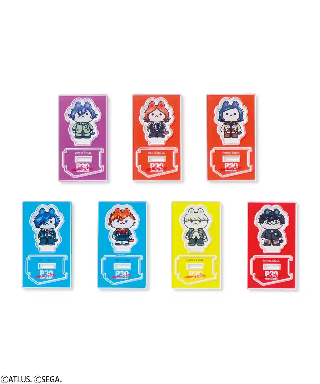 [PREORDER] Persona 30th Anniversary x Nekobu Mini Acrylic Stands