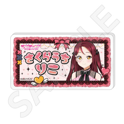 [PREORDER] Aqours Love Live Sunshine Pop Up Shop Acrylic Name Badges
