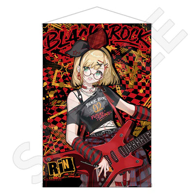 [PREORDER] Vocaloid x Don Quijote Black Rock Band Tapestries