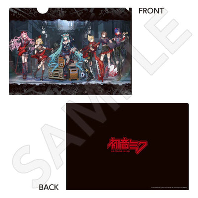 [PREORDER] Vocaloid x Don Quijote Black Rock Band Clear File