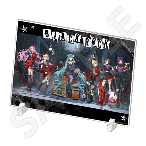 [PREORDER] Vocaloid x Don Quijote Black Rock Band Acrylic Panel