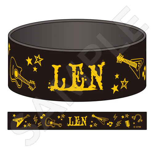 [PREORDER] Vocaloid x Don Quijote Black Rock Band Rubber Bracelet