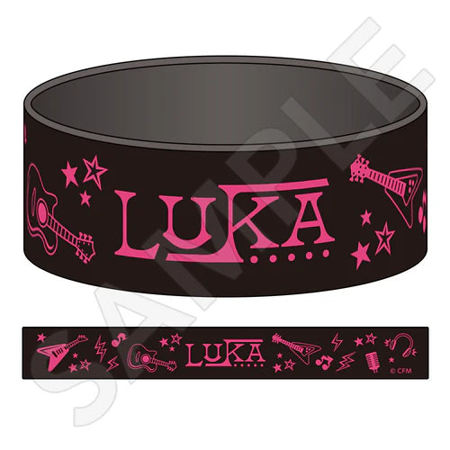 [PREORDER] Vocaloid x Don Quijote Black Rock Band Rubber Bracelet