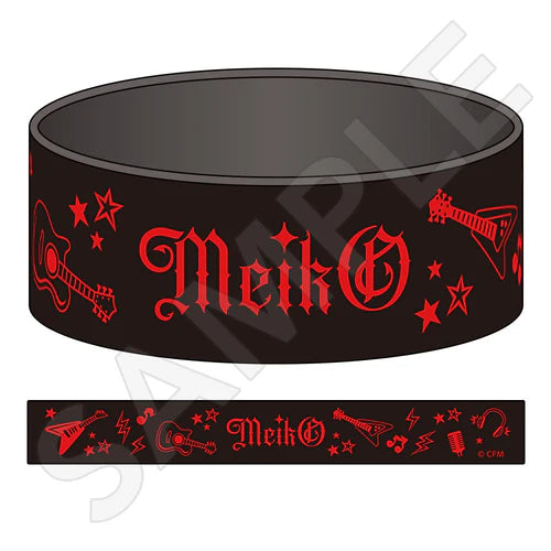 [PREORDER] Vocaloid x Don Quijote Black Rock Band Rubber Bracelet