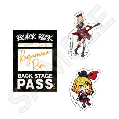 [PREORDER] Vocaloid x Don Quijote Black Rock Band Sticker Sets