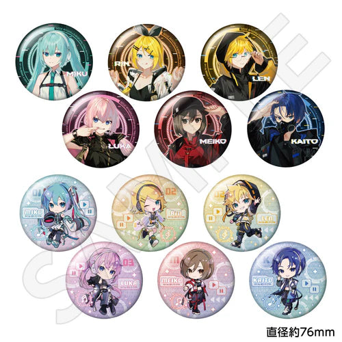 [PREORDER] Vocaloid Akihabara Festival 2026 Cyberpunk Can Badges