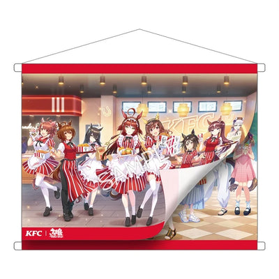 [PREORDER] Umamusume Pretty Derby x KFC Flip-Up Tapestry