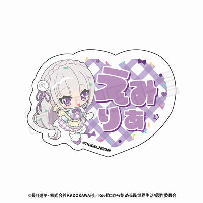 [PREORDER] Re: Zero Starting Life in Another World x STELLAMAP Cafe Acrylic Name Clips