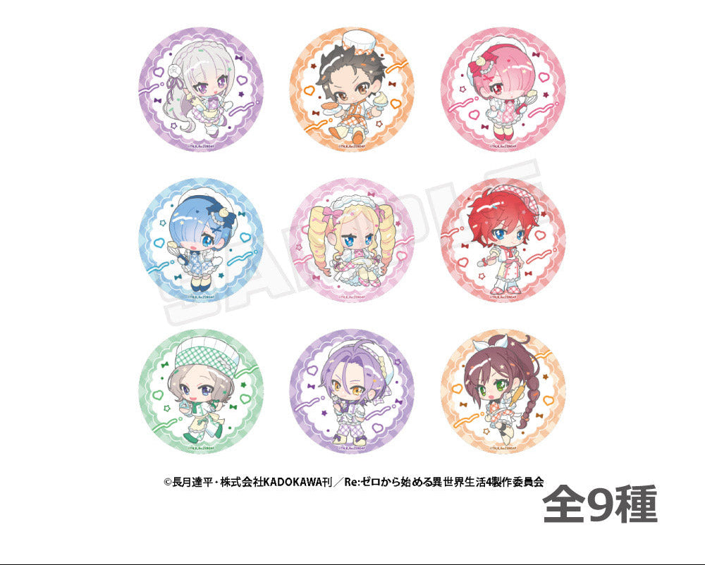 [PREORDER] Re: Zero Starting Life in Another World x STELLAMAP Cafe Can Badges