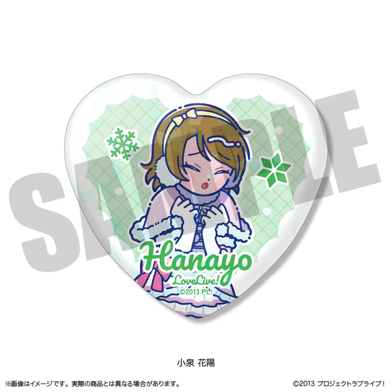 [PREORDER] u's Snow Halation Love Live x New Toro Heart Can Badges