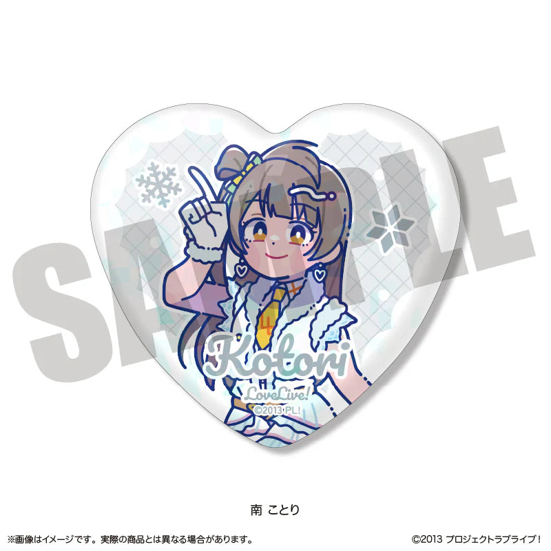 [PREORDER] u's Snow Halation Love Live x New Toro Heart Can Badges