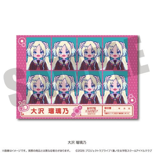 [PREORDER] Hasunosora Love Live New Toro ID Photo Style Stickers