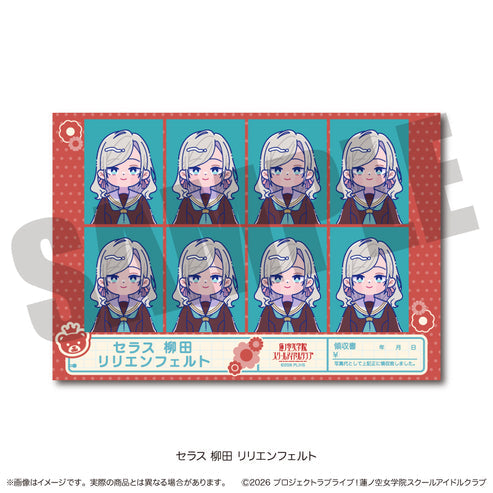 [PREORDER] Hasunosora Love Live New Toro ID Photo Style Stickers