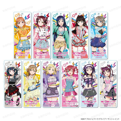 [PREORDER] Aqours Love Live Y2K ver. Glitter Stick Keychains