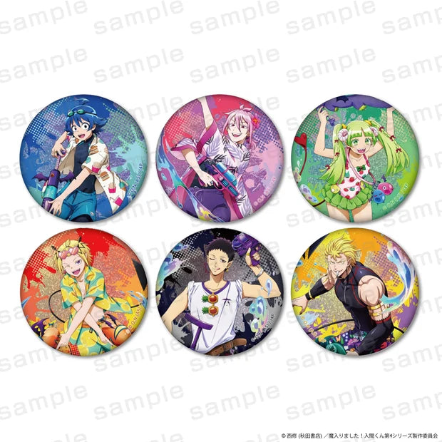 [PREORDER] Welcome to Demon School / Mairimashita Iruma-kun Water Gun ver. Can Badges Set A