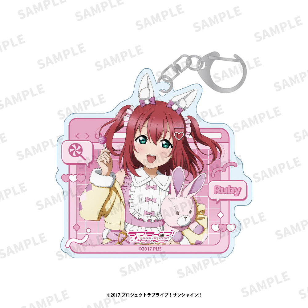 [PREORDER] Aqours Love Live Sunshine Animal Costume ver. Acrylic Keychains