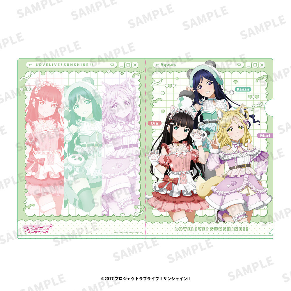[PREORDER] Aqours Love Live Sunshine Animal Costume ver. Clear Files
