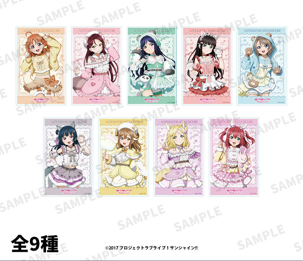 [PREORDER] Aqours Love Live Sunshine Animal Costume ver. Acrylic Cards