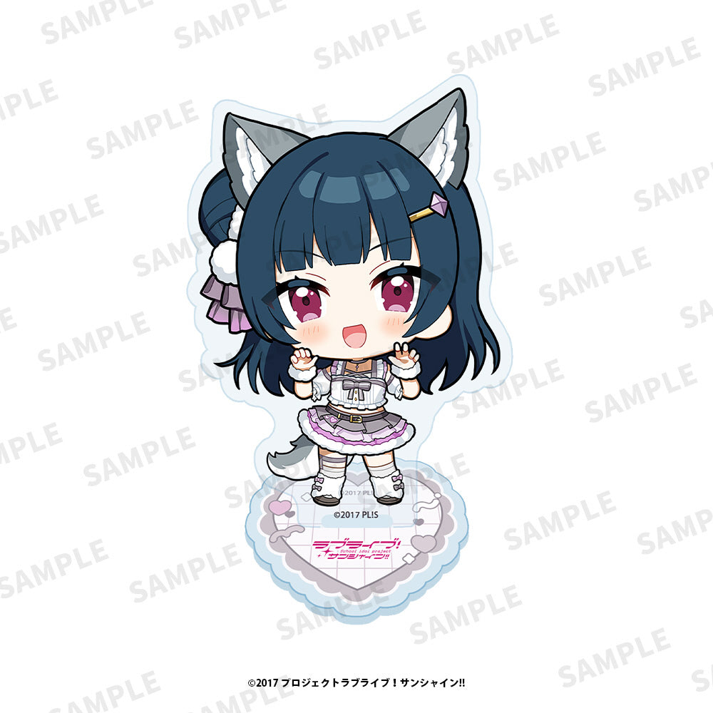 [PREORDER] Aqours Love Live Sunshine Animal Costume ver. Chibi Acrylic Stands