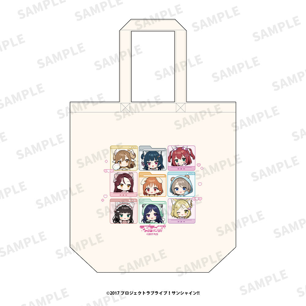 [PREORDER] Aqours Love Live Sunshine Animal Costume ver. Tote Bag