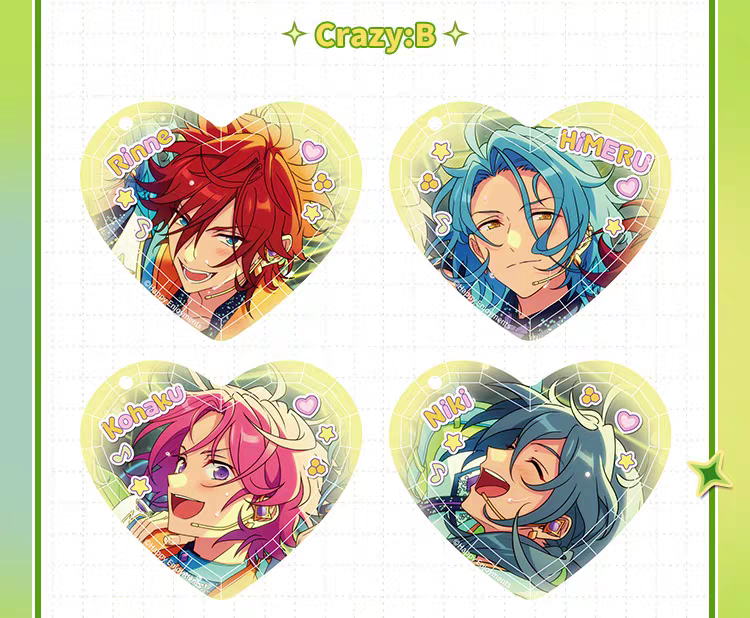 [PREORDER] Ensemble Stars CN Bright me Up!! Acrylic Keychains - Crazy:B