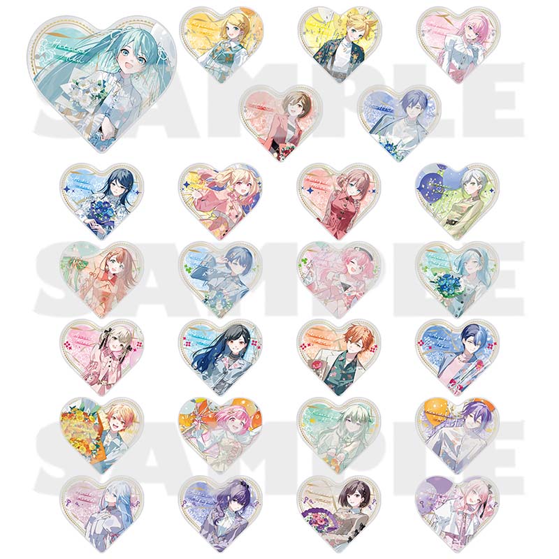 [PREORDER] Project Sekai 4th Anniversary Thanksgiving Heart Acrylic Blocks