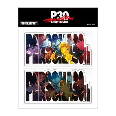 [PREORDER] Persona 30th Anniversary Protagonists Clear Sticker Set