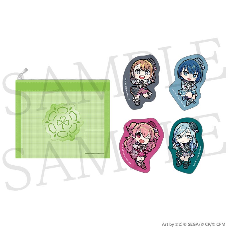 [PREORDER] Project Sekai 6th Live Crossing Chibi Sticker & Pouch Set