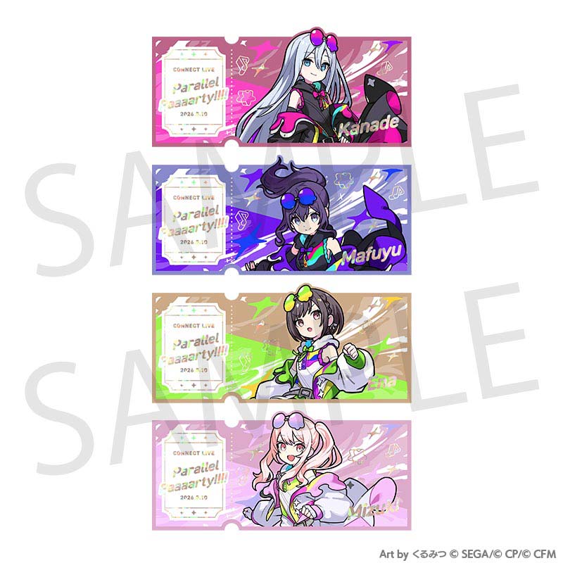 [PREORDER] Project Sekai Connect Live Parallel Paaaarty Ticket-Style Cards - 25:00, Nightcord de