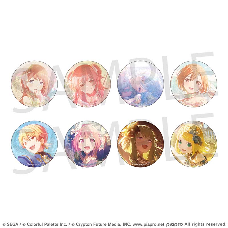 [PREORDER] Project Sekai Glitter Can Badge Illustration Collection vol. 60 C