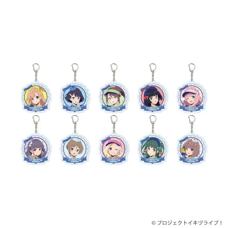 [PREORDER] Ikizu Love Live Bluebird x Dipper Dan Crepe ver. Acrylic Keychains