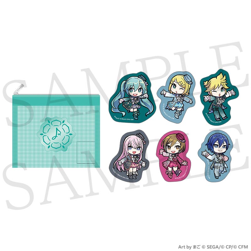 [PREORDER] Project Sekai 6th Live Crossing Chibi Sticker & Pouch Set