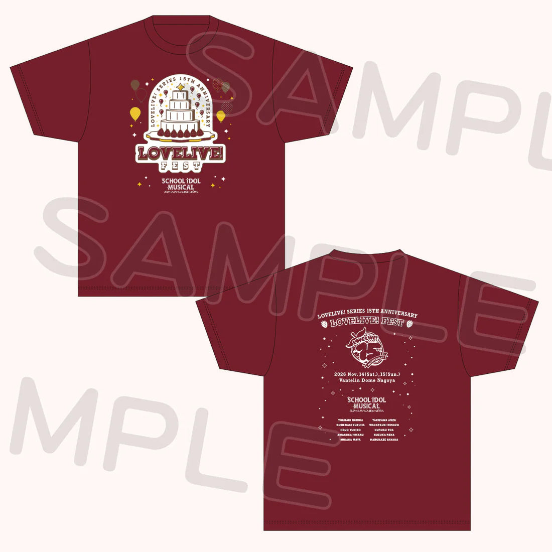 [PREORDER] Love Live 15th Anniversary LoveLive! Fest T-Shirt