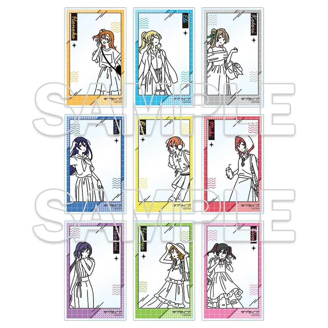 [PREORDER] u's Love Live Strolling in the Seasons Acrylic Card Blind Bags
