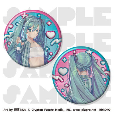 [PREORDER] Vocaloid ~Have a good time~ Metallic Can Badge Sets