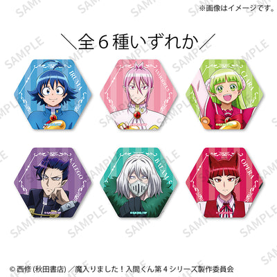 [PREORDER] Welcome to Demon School / Mairimashita Iruma-kun 6th Anniversary Hexagonal Hologram Can Badge Blind Bags