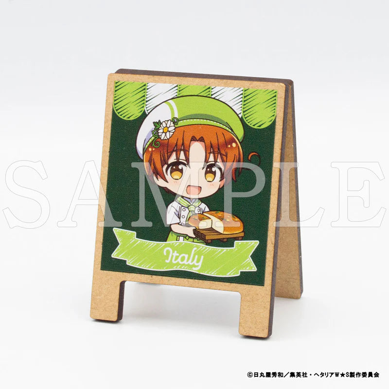 [PREORDER] Hetalia World Stars Bakery Style Wooden Memo Stands