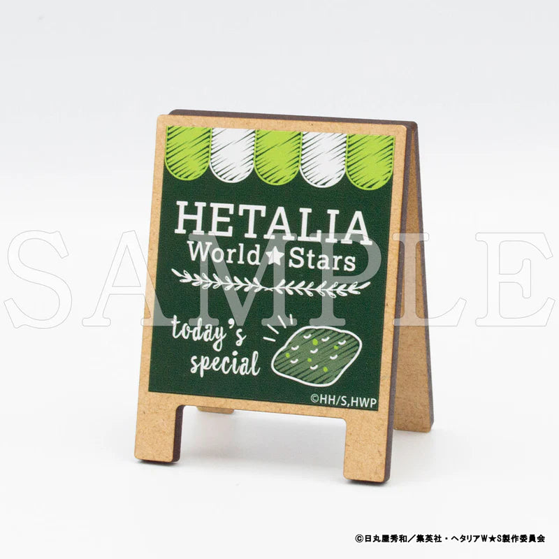 [PREORDER] Hetalia World Stars Bakery Style Wooden Memo Stands
