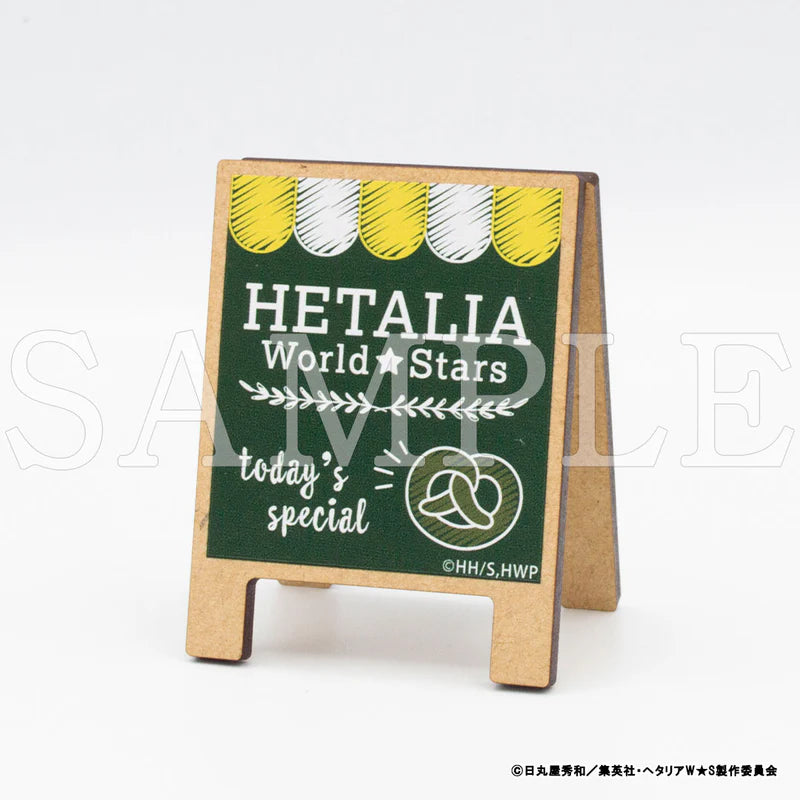 [PREORDER] Hetalia World Stars Bakery Style Wooden Memo Stands