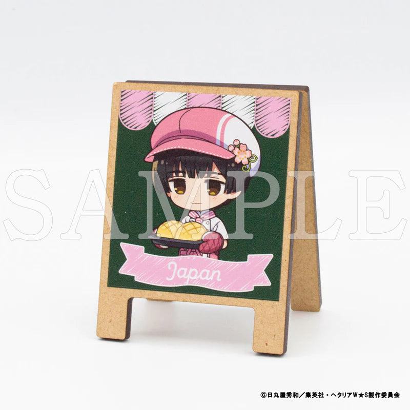 [PREORDER] Hetalia World Stars Bakery Style Wooden Memo Stands