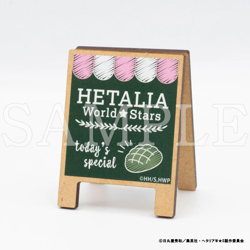[PREORDER] Hetalia World Stars Bakery Style Wooden Memo Stands