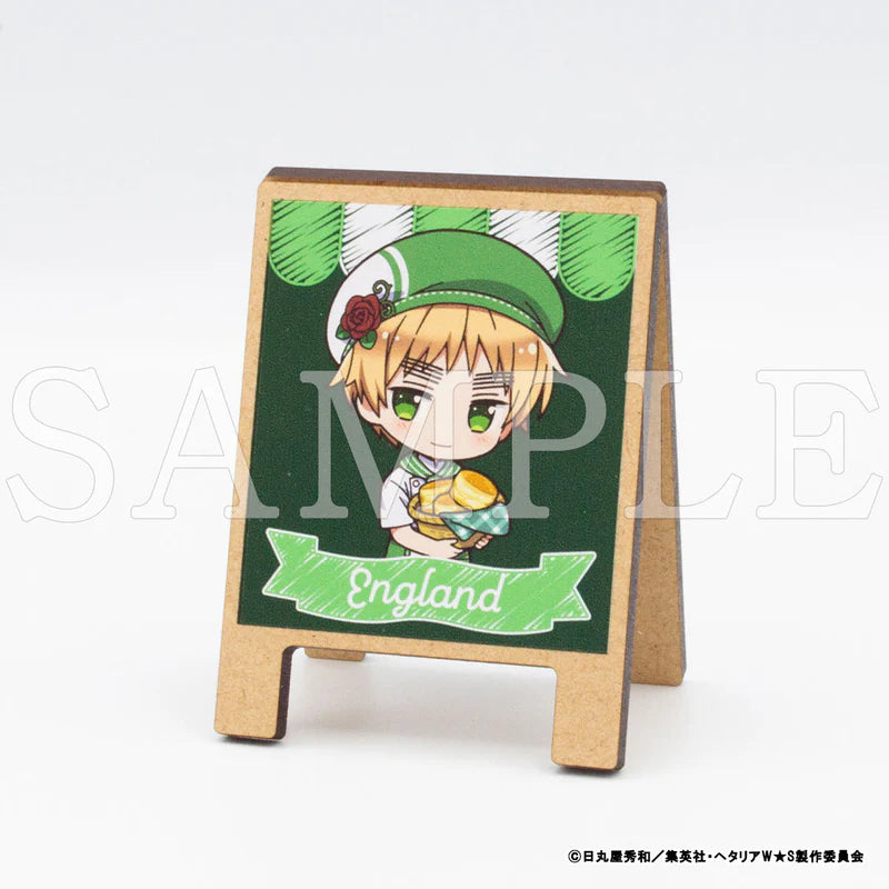 [PREORDER] Hetalia World Stars Bakery Style Wooden Memo Stands