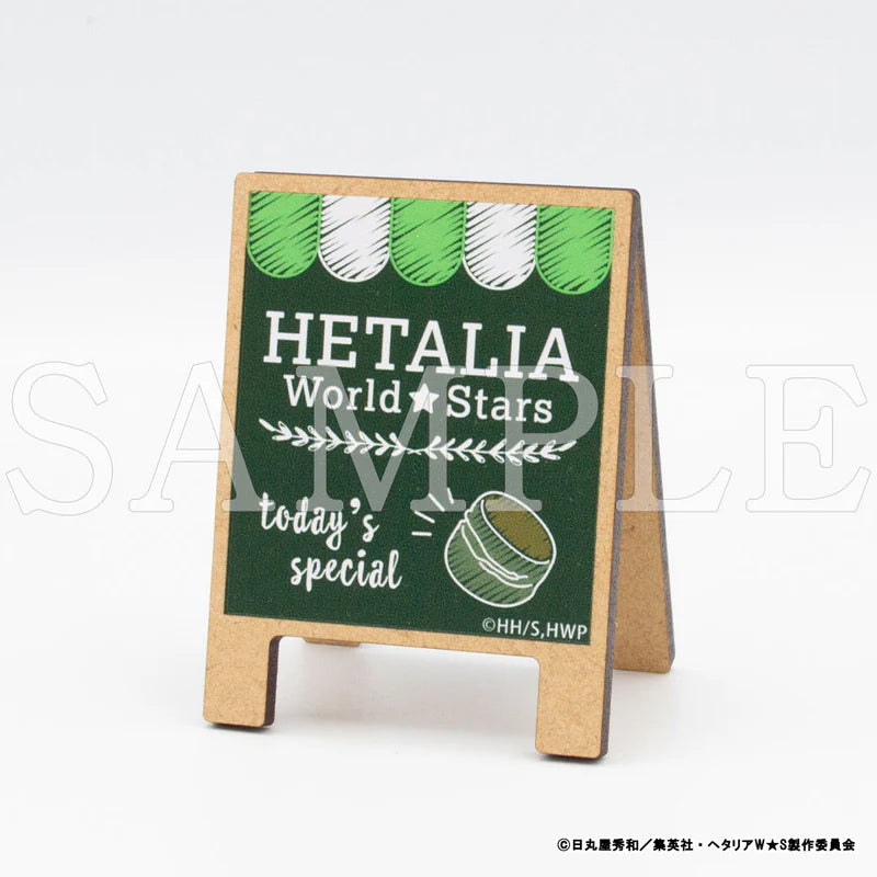 [PREORDER] Hetalia World Stars Bakery Style Wooden Memo Stands