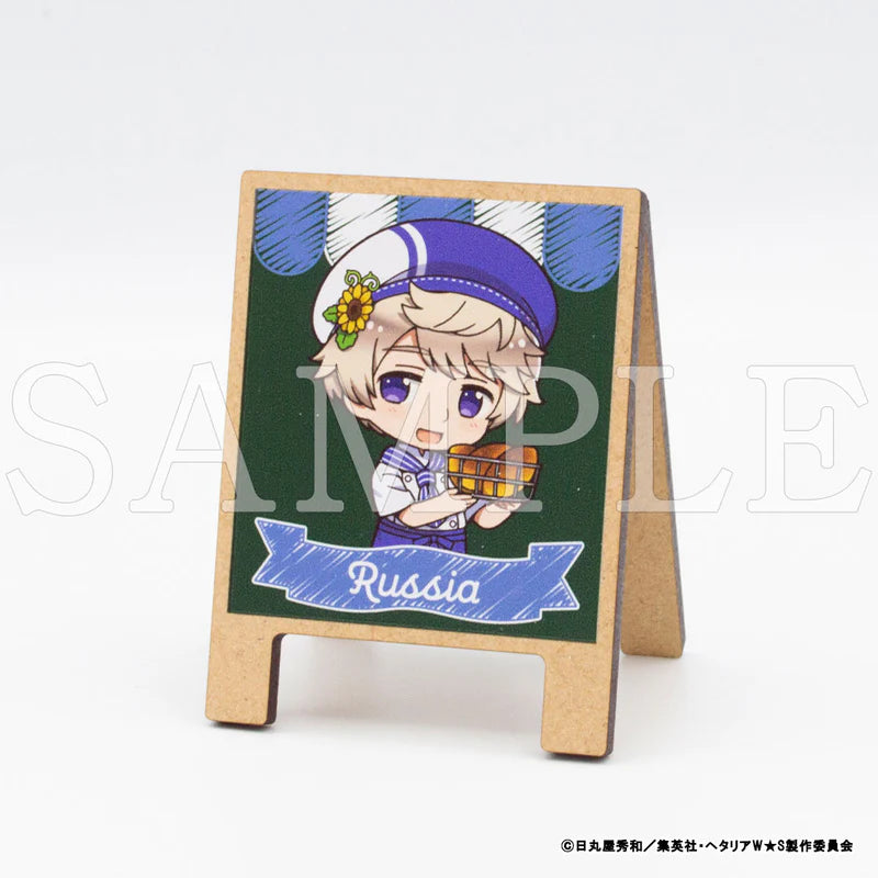 [PREORDER] Hetalia World Stars Bakery Style Wooden Memo Stands