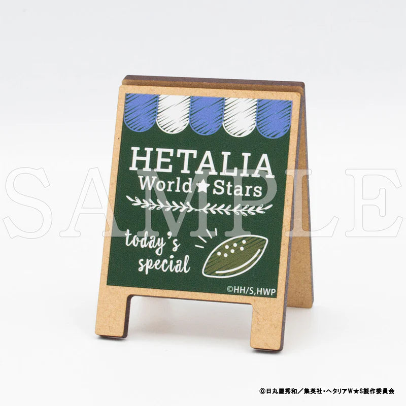 [PREORDER] Hetalia World Stars Bakery Style Wooden Memo Stands